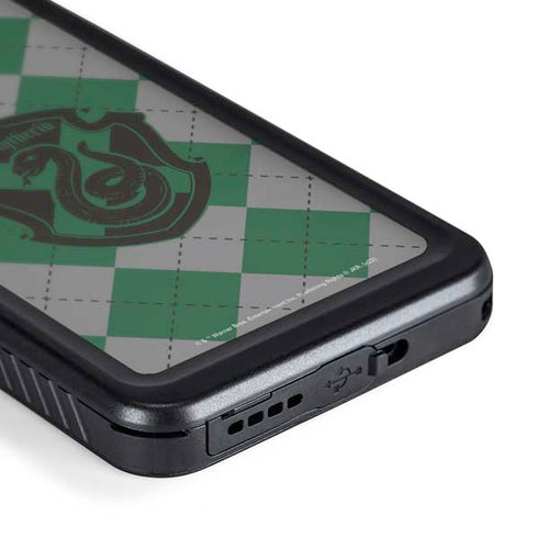 Wizarding World Harry Potter Slytherin Crest Galaxy S24 Plus Waterproof Case